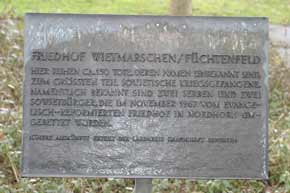 Мемориальное захоронение советских воинов в городе Витмаршен, федеральная земля Нижняя Саксония, Германия. фото 1.